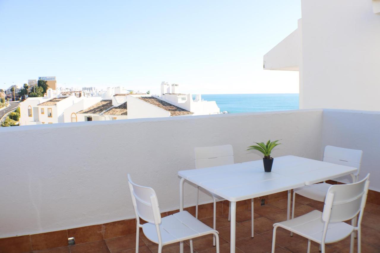 Апартаменты Atico Frente Al Mar - Vistas, Piscina, Terrazas, Parking! Бенальмадена Экстерьер фото